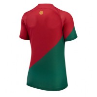 Camisa de Futebol Portugal Equipamento Principal Mulheres Mundo 2022 Manga Curta